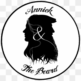 Annick & The Beard - Illustration, HD Png Download - beard silhouette png