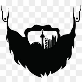 Illustration, HD Png Download - beard silhouette png