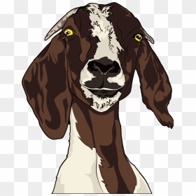 Gambar Kepala Kambing Kartun, HD Png Download - goat head png