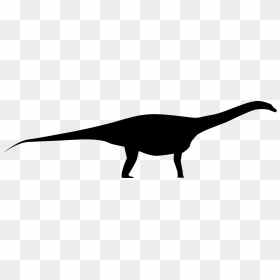 Silhouette, HD Png Download - dinosaur silhouette png