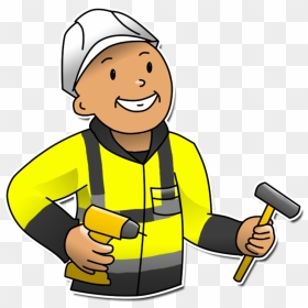 Handyman Clipart Maintenance Guy - Contractors Cartoon, HD Png Download - handyman png
