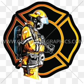 Shield Clipart Firefighter - Firefighter Profile, HD Png Download - firefighter png