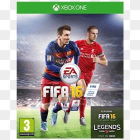 Xbox Fifa 16 Cover, HD Png Download - fifa 16 logo png