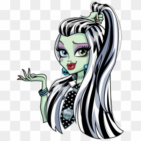 Frankie Monster High Clipart 3 By James - Frankie Monster High Drawings, HD Png Download - monster high png