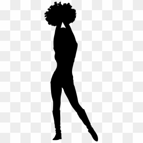 Cheerleading Dance Pom-pom Silhouette - Dancer Silhouette With Poms, HD Png Download - cheerleader silhouette png