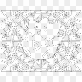 Transparent Pi Day Clipart - Pokemon Mandala Coloring Pages, HD Png Download - coloring pages png