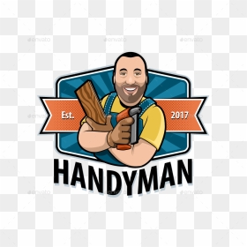 Car Services Mascot Logo, HD Png Download - handyman png