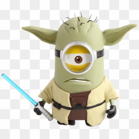 Minion Star Wars Yoda , Png Download - Chewbacca Minions Star Wars, Transparent Png - starwars png