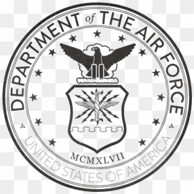Transparent Us Air Force Seal, HD Png Download - usaf logo png