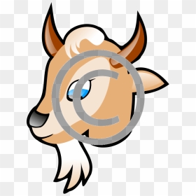 Goat Clip Art, HD Png Download - goat head png