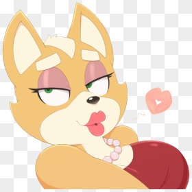 Whiskers Cat Nose Cat Mammal Pink Vertebrate Small - Fox Mccloud Rule 63, HD Png Download - fox mccloud png