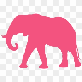 African Elephant Silhouette, HD Png Download - elephant silhouette png
