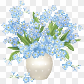 Clipart Vase Of Flowers, HD Png Download - flower vase png