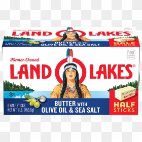 Land O Lakes Unsalted Butter Half Sticks, HD Png Download - stick of butter png