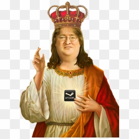 Gaben Face Clear Png - Lord Gaben Png, Transparent Png - gabe newell png