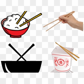 Transparent Chopstick Png - Rice Clip Art, Png Download - chopsticks png