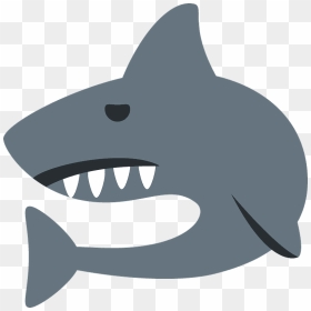 Shark Emoji Clipart - Twitter Shark Emoji, HD Png Download - fish emoji png
