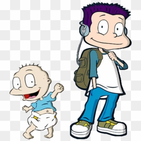 Dil And Tommy-yv302 - Tommy Pickles Grown Up, HD Png Download - carl wheezer png