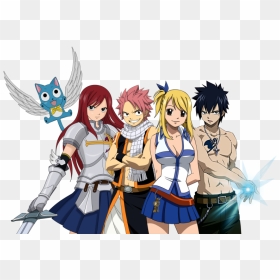 Download Fairy Tail Png Free Download For Designing - Fairy Tail Natsu Lucy Gray, Transparent Png - tail png