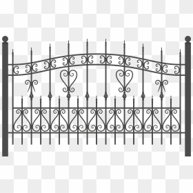 Fence Png - Fence, Transparent Png - white fence png