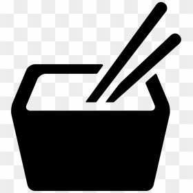 Japanese Food With Chopsticks Png Icon Free - Japanese Food Box Png, Transparent Png - chopsticks png