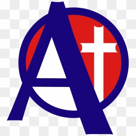 Anarcho Christianism, HD Png Download - anarchy symbol png