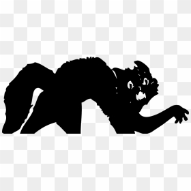 Black Cat Clip Art, HD Png Download - angry cat png
