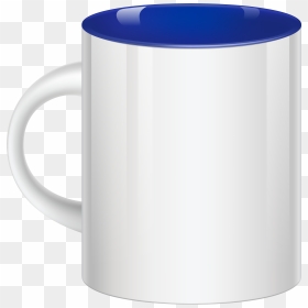 White Blue Cup Png Clipart - Mug, Transparent Png - styrofoam cup png