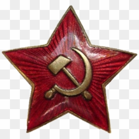 Soviet Sovietunion Badge Redstar Hammerandsickle - Soviet Star Transparent Background, HD Png Download - soviet star png