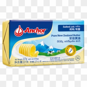 Anchor Unsalted Butter 227g, HD Png Download - stick of butter png