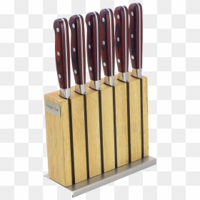 Snappy Chef 7pc Steak Knife Set With Block - Knife, HD Png Download - knife emoji png