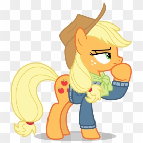 Transparent Cowboy Background Clipart - Little Pony Friendship Is Magic, HD Png Download - applejack png