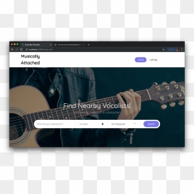 Acoustic Guitar, HD Png Download - musically png
