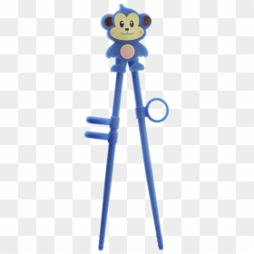 Pair Of Children"s Chopsticks - Blue Monkey Chopsticks, HD Png Download - chopsticks png