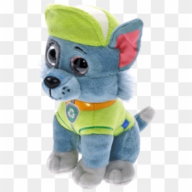 Stuffed Toy, HD Png Download - paw patrol rocky png