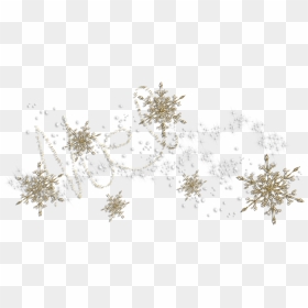 Golden-snowflake - Transparent Golden Snowflakes Png, Png Download - gold snowflake png