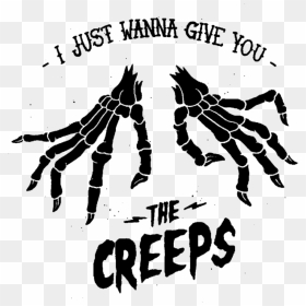 #creeps #spooky #scary #skeleton #bones #hands #skeletonhands - Aesthetic Horror Png, Transparent Png - spooky scary skeletons png
