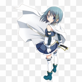 Puella Magi Madoka Magica Sayaka Pose3 - Sayaka Madoka Magica Characters, HD Png Download - madoka magica png