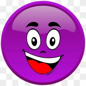 Smiley Violet, HD Png Download - sans face png