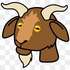 Cartoon Images Of A Goat Face, HD Png Download - goat head png