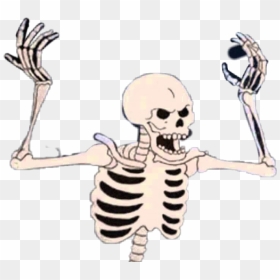 #skeleton #hallowen #spooky #scary - Spooky Skeleton Transparent Png, Png Download - spooky scary skeletons png