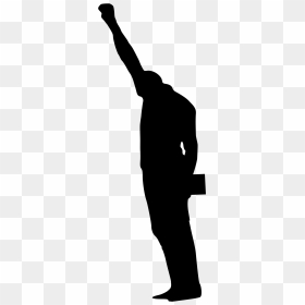 Black Power Png - Black Power Fist Silhouette, Transparent Png - black power fist png