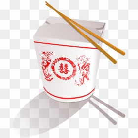 Chopsticks On A Noodles Box Png Image - Chinese Food Clipart Png, Transparent Png - chopsticks png