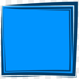 Frame Blue Square Png, Transparent Png - blue frame png