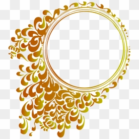 Vector Gold Frame Png, Transparent Png - circle ring png
