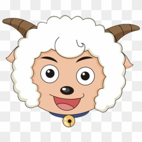 Sheep Head Cartoon, HD Png Download - goat head png