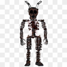 Fnaf Springtrap Without Suit, HD Png Download - spooky scary skeletons png