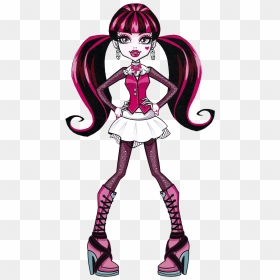 Monster High Clipart Free Png Royalty Free Monster - Draculaura Monster High Artwork, Transparent Png - monster high png