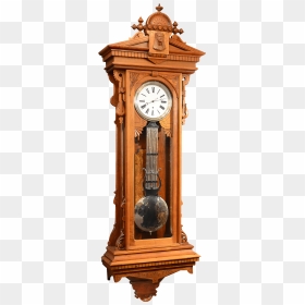 Longcase Clock, HD Png Download - grandfather clock png