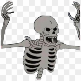 Spooky Skeleton Transparent Png, Png Download - spooky scary skeletons png